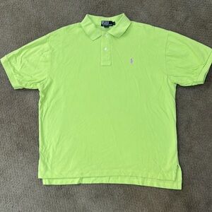 Men’s polo by Ralph Lauren.